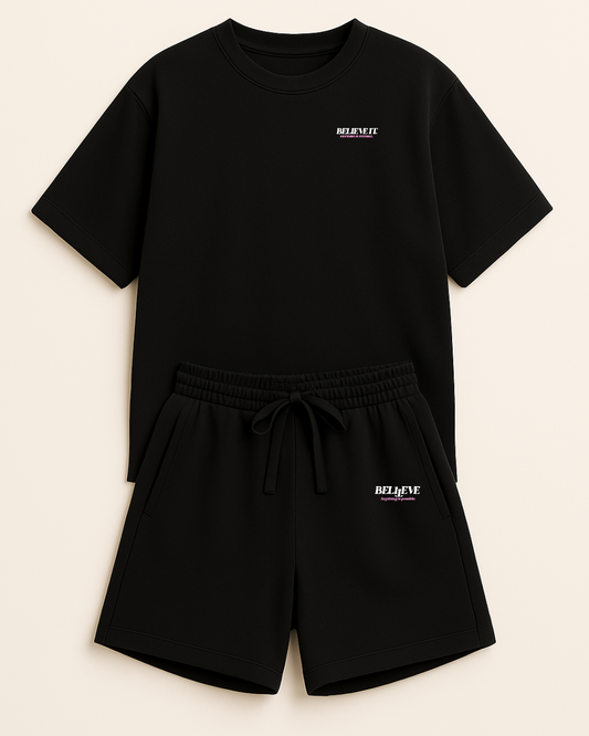 Cotton Summer Set - Black