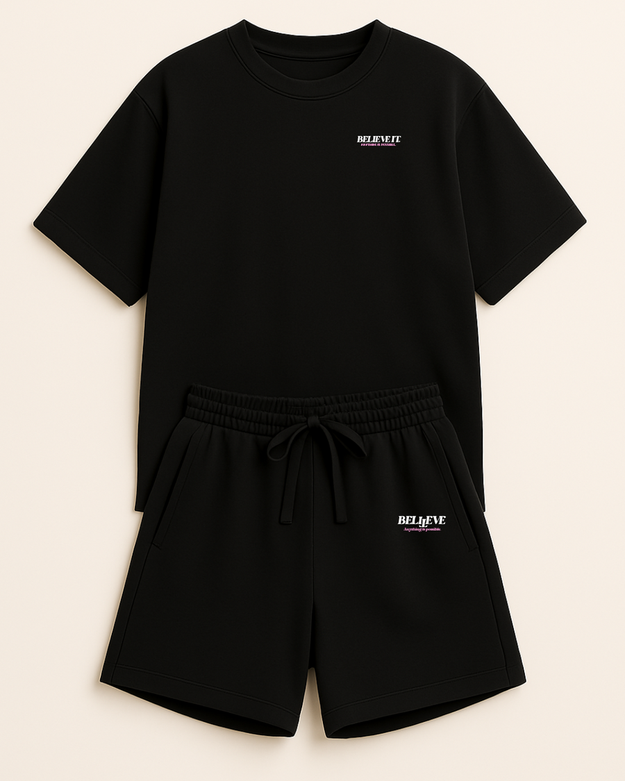 Cotton Summer Set - Black